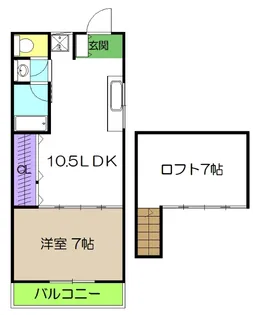 アーバンドウェルYS【4階】の間取り