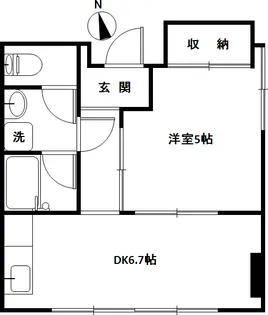 東京都杉並区下井草2【マンション】の間取り
