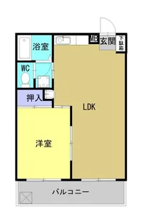 アスカビル【4階】の間取り