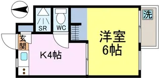 1Kの間取り画像