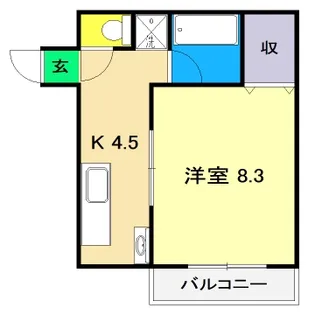 グリーン幸【2階】の間取り