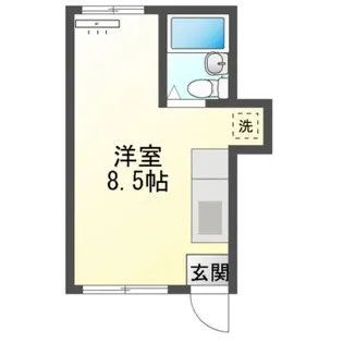 アリス石橋【1階】の間取り