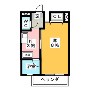 ケンジントン【1階】の間取り