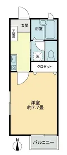 フォブールかめおか【1階】の間取り