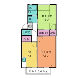 リーベンデール【2階】の間取り