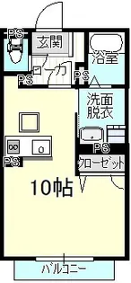 ビビアン椎木【2階】の間取り