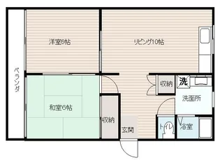 ヒルブライト【2階】の間取り