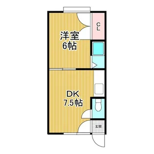 ハイデンス5【1階】の間取り