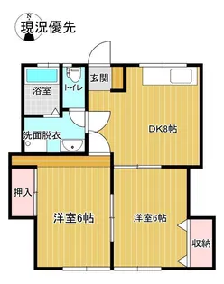 クリーンハイツB【2階】の間取り