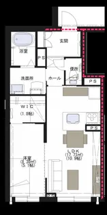 愛媛県松山市森松町【マンション】の間取り
