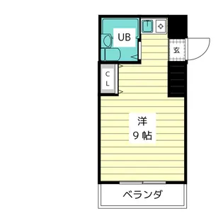 リバーサイド牧の原【2階】の間取り