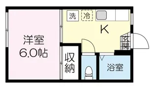 フォーブルヤサキ【2階】の間取り