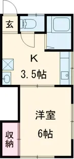 ベルメゾン【2階】の間取り