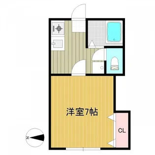 セントポーリア八軒【1階】の間取り