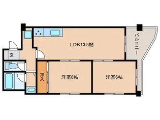 コーポSevenTs【3階】の間取り