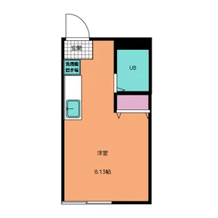 ビュー宮谷A【1階】の間取り