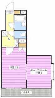ロイヤルマンション磐田【2階】の間取り