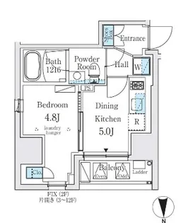 ジオエント秋葉原【3階】の間取り