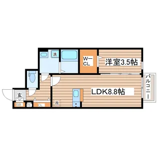 Yu Terrace【1階】の間取り
