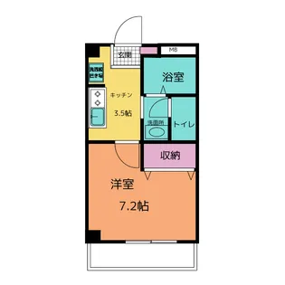 ファーストプレイス【1階】の間取り