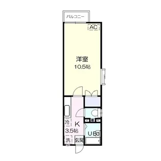 ネオパレス松尾町 B棟【1階】の間取り