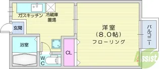 植木ハイツ3号棟【1階】の間取り