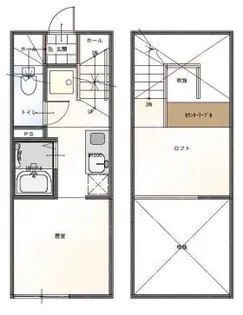 レジディア【1階】の間取り