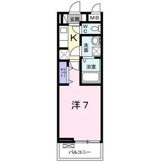 ブリーズ・カスミ【2階】の間取り