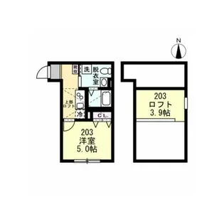 ソラリア湘南台【2階】の間取り