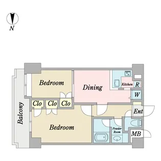 ニューガイアリルーム日暮里 NO.77【2階】の間取り