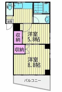 グラシアス大森【2階】の間取り