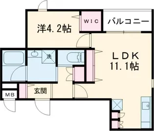 アクアシオン【2階】の間取り