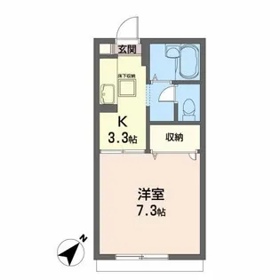 エスポワール・D【1階】の間取り