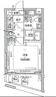 DUARES愛宕虎ノ門【4階】の間取り