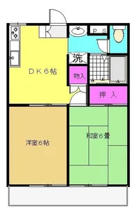 エステート下山口【1階】の間取り