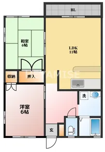 アベニュー本多【2階】の間取り