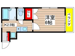 ブライトウインドーハイツ【2階】の間取り