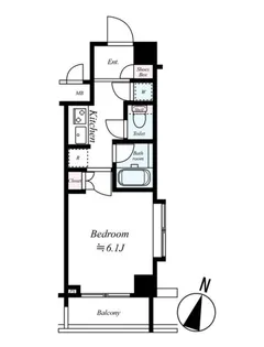 グラントゥルース板橋本町【7階】の間取り