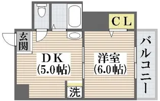 大阪府大阪市平野区平野西5【マンション】の間取り