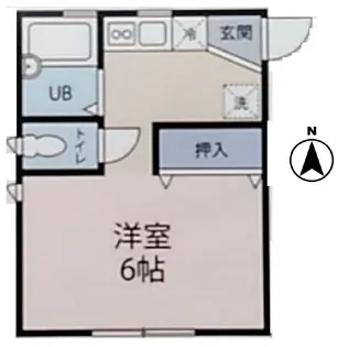 森田ハイツII【2階】の間取り