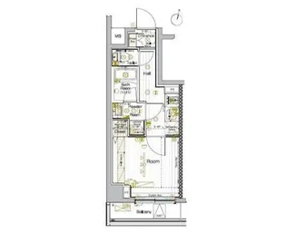 東京都品川区西大井6【マンション】の間取り
