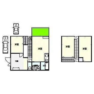 宮崎県宮崎市大島町馬場尻【一戸建】の間取り