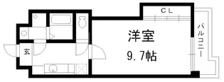 1Kの間取り画像