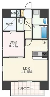 熊本県熊本市中央区上京塚町【マンション】の間取り