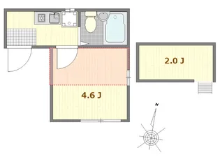 レット・イット・ビー【3階】の間取り