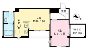 Blan cube 戸越公園【2階】の間取り