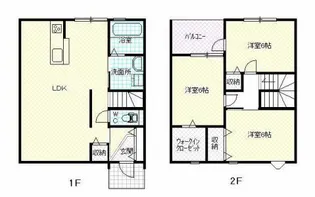 山口県山口市赤妻町【一戸建】の間取り