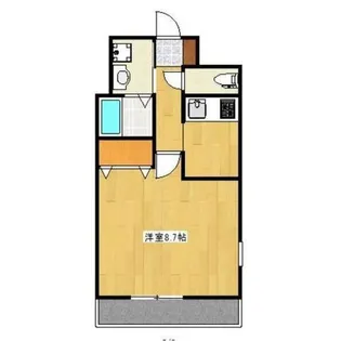 1Kの間取り画像