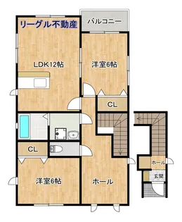 群馬県高崎市箕郷町生原【アパート】の間取り