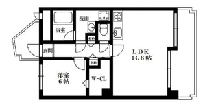 京橋アドバンス21【10階】の間取り
